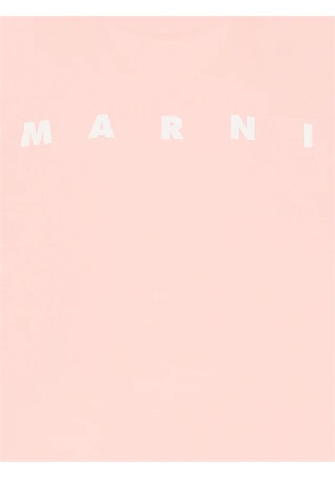 T-shirt con logo MARNI KIDS | M01601 M00FR0M351